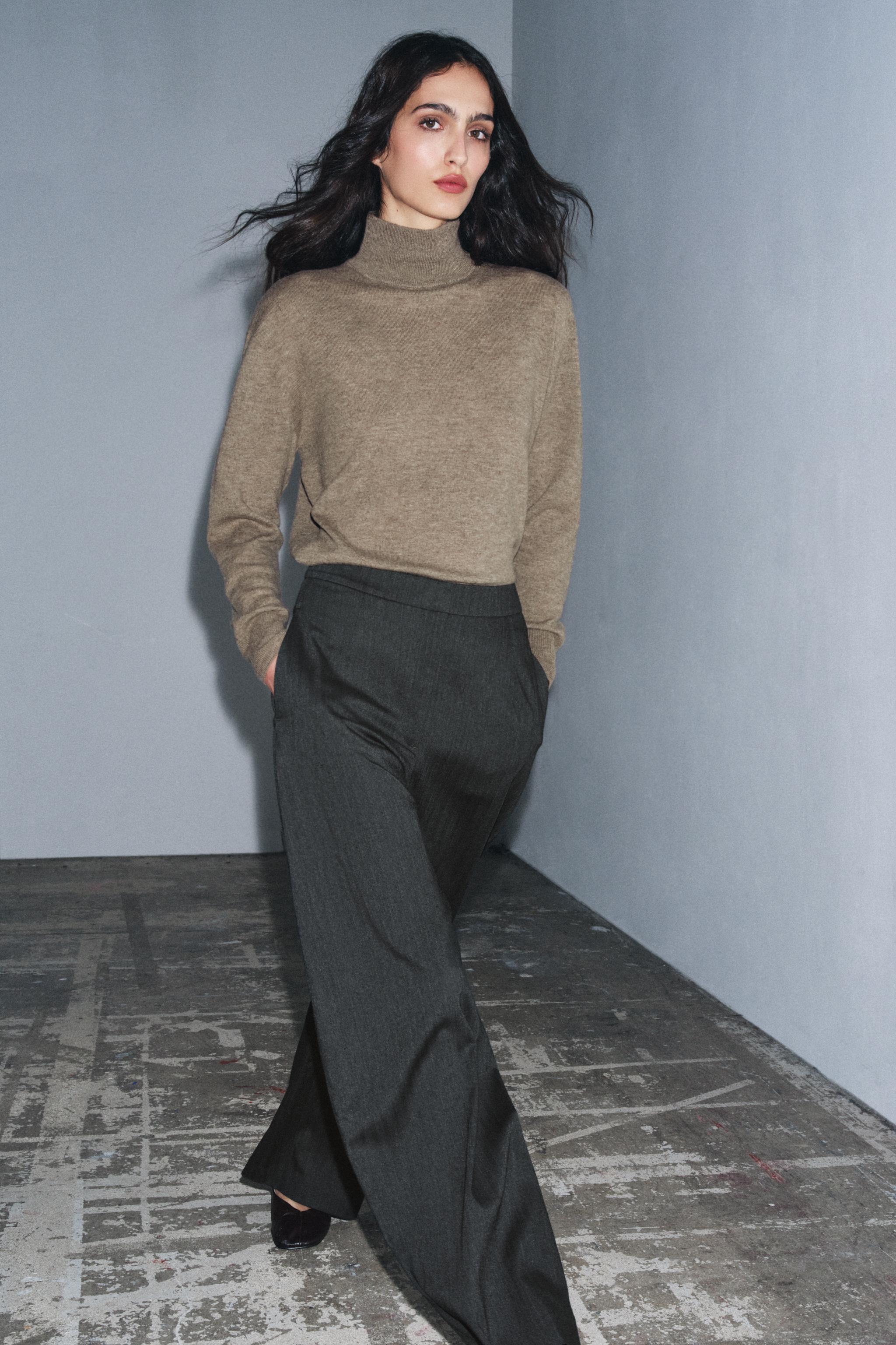 TEXTURED BALLOON PANTS ZW COLLECTION